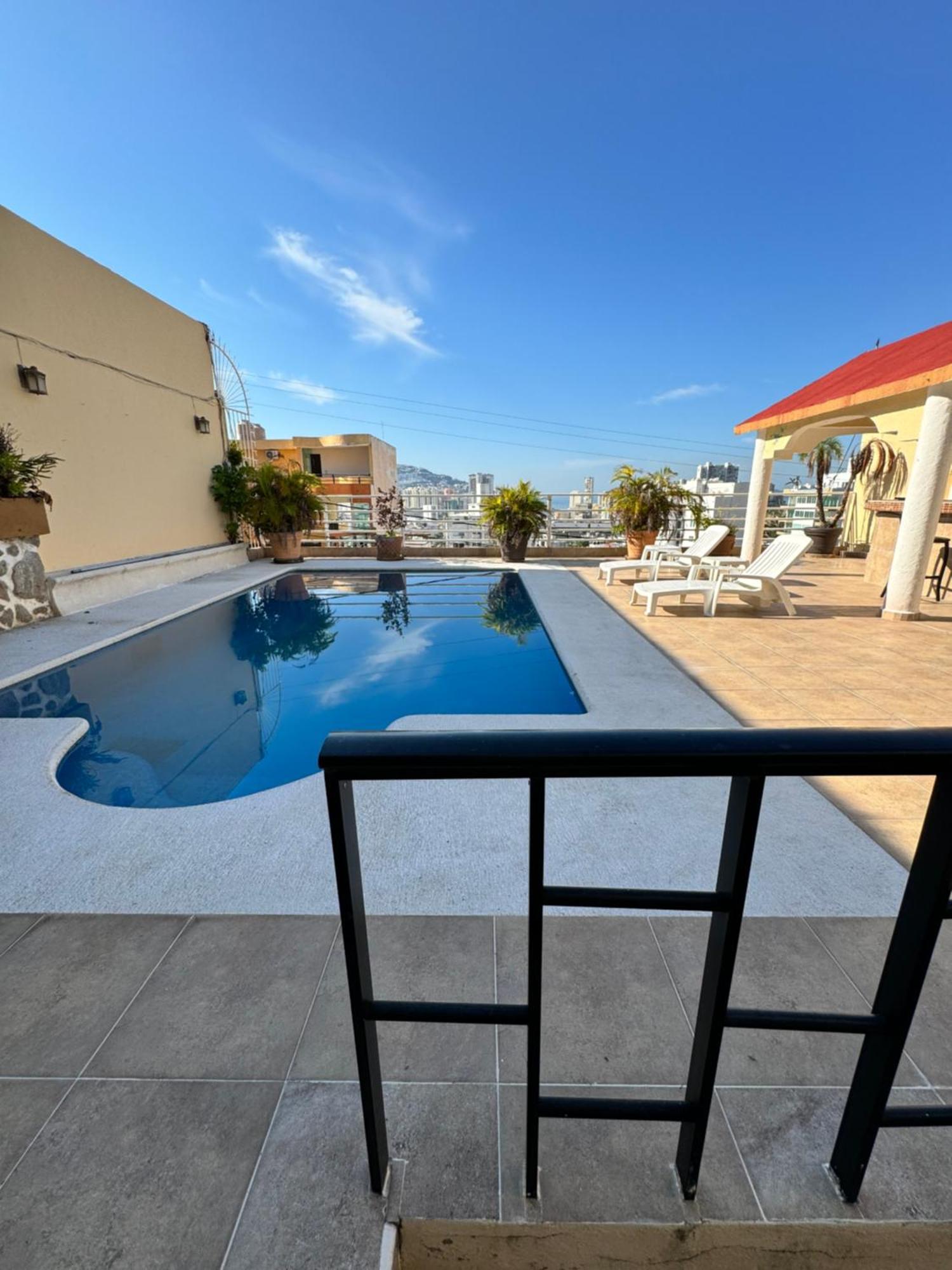 아카풀코 Blue Coast With Pool And Ocean View 10 To 35 P 빌라 외부 사진